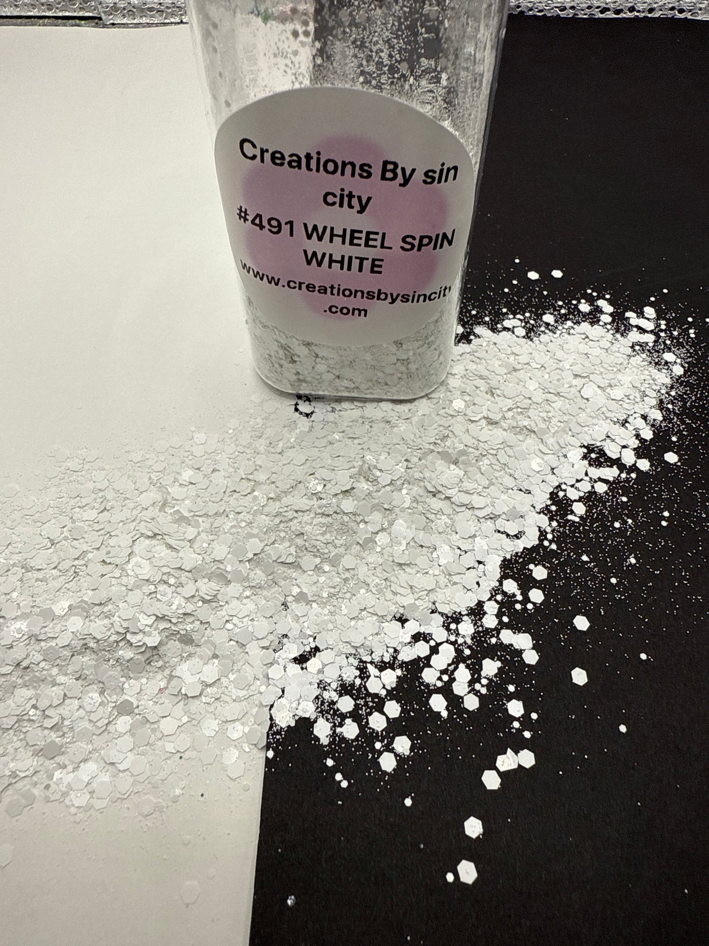 #491 WHEEL SPIN WHITE