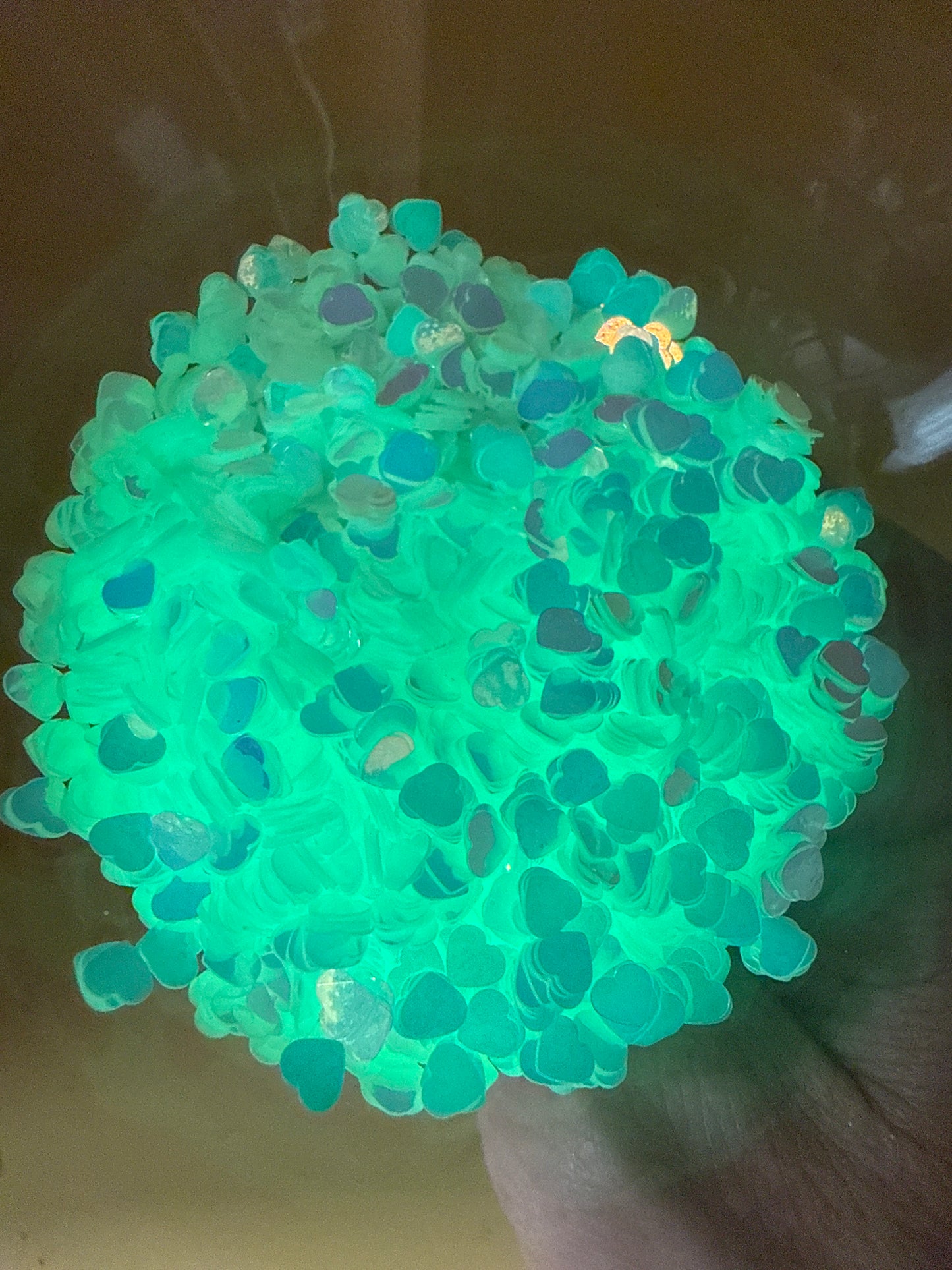 #1015 GLOW IN THE DARK HEARTS