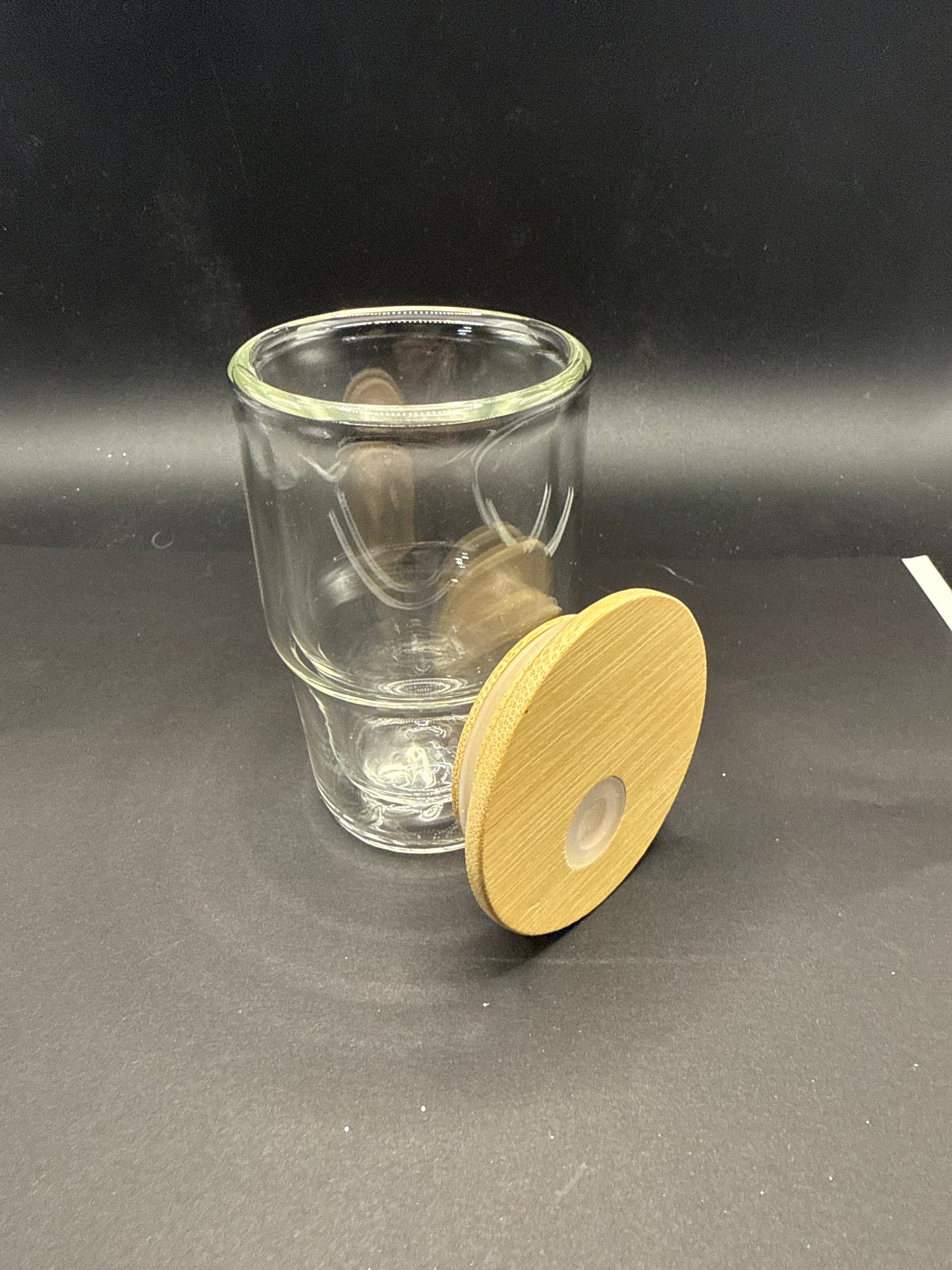 3oz shot glass snow globe