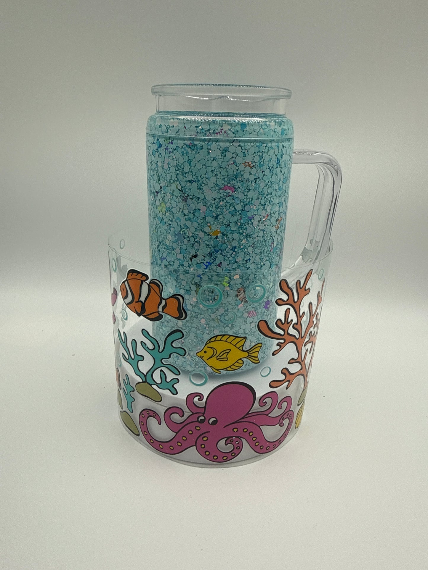 16oz acrylic with handle