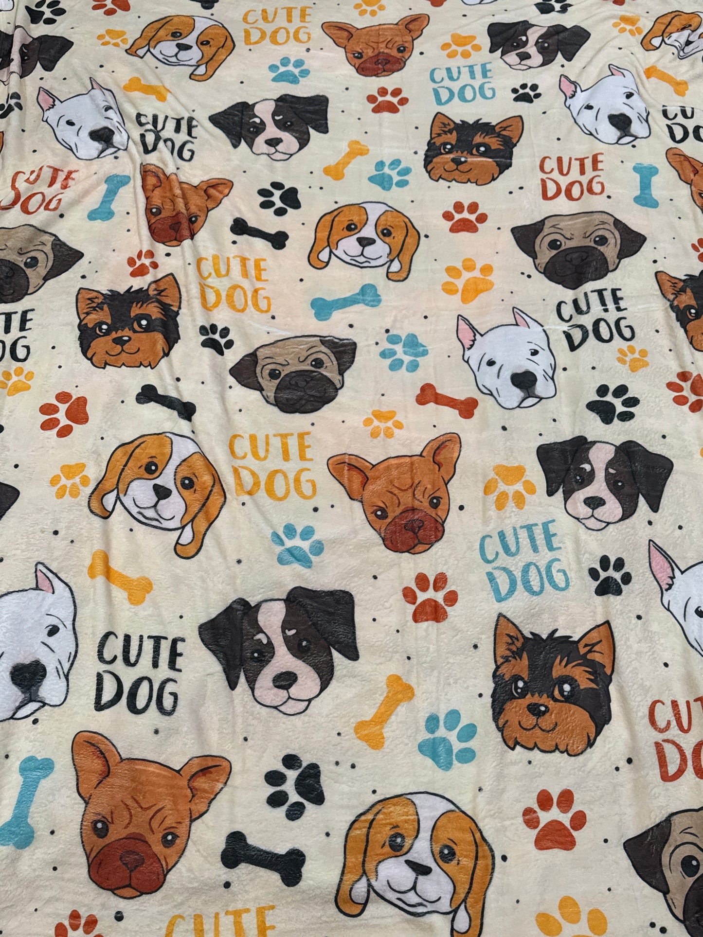 #5 Cute dog, soft, throw blanket