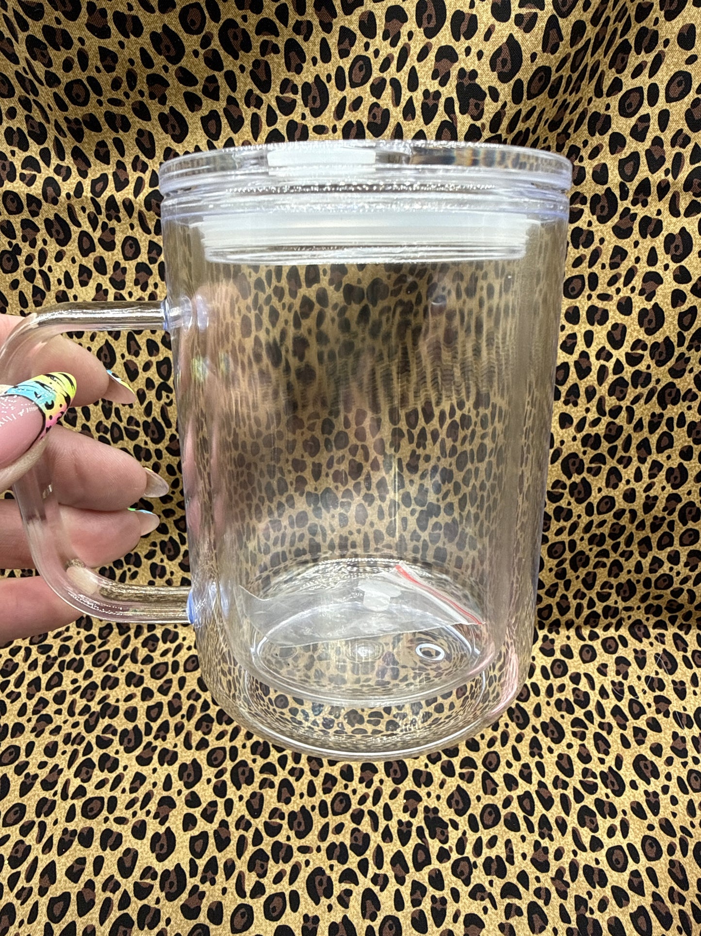 11oz ACRYLIC SNOW GLOBE MUG