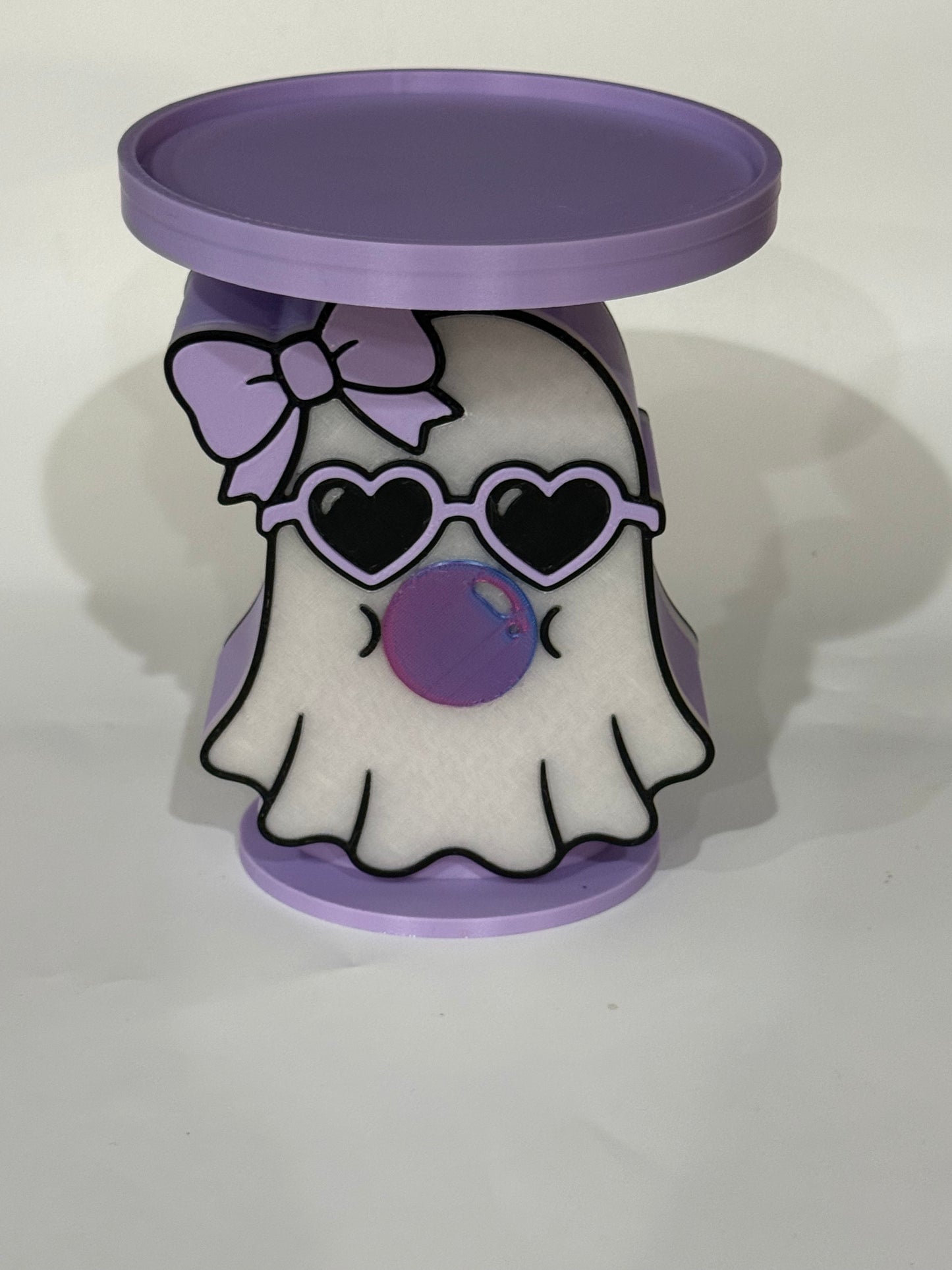 GLIW IN THE DARK GHOST BATH AND BODY WORKS CANDLE HOLDER