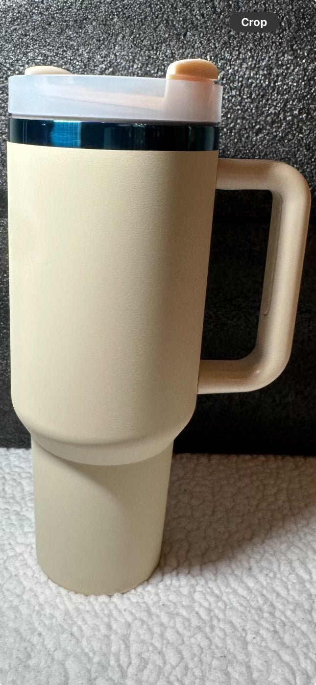 32oz Stainless Steel Handle Tumbler