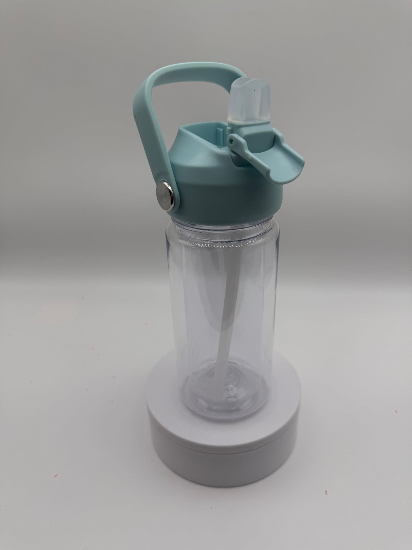 Kids sports bottle with a handle SNOW GLOBE BLUE