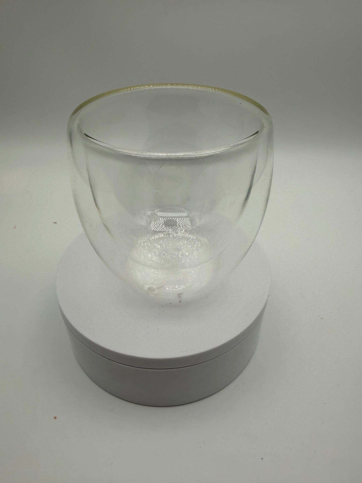 8oz GLASS NO LID SNOW GLOBE CUP (NO LAVA)