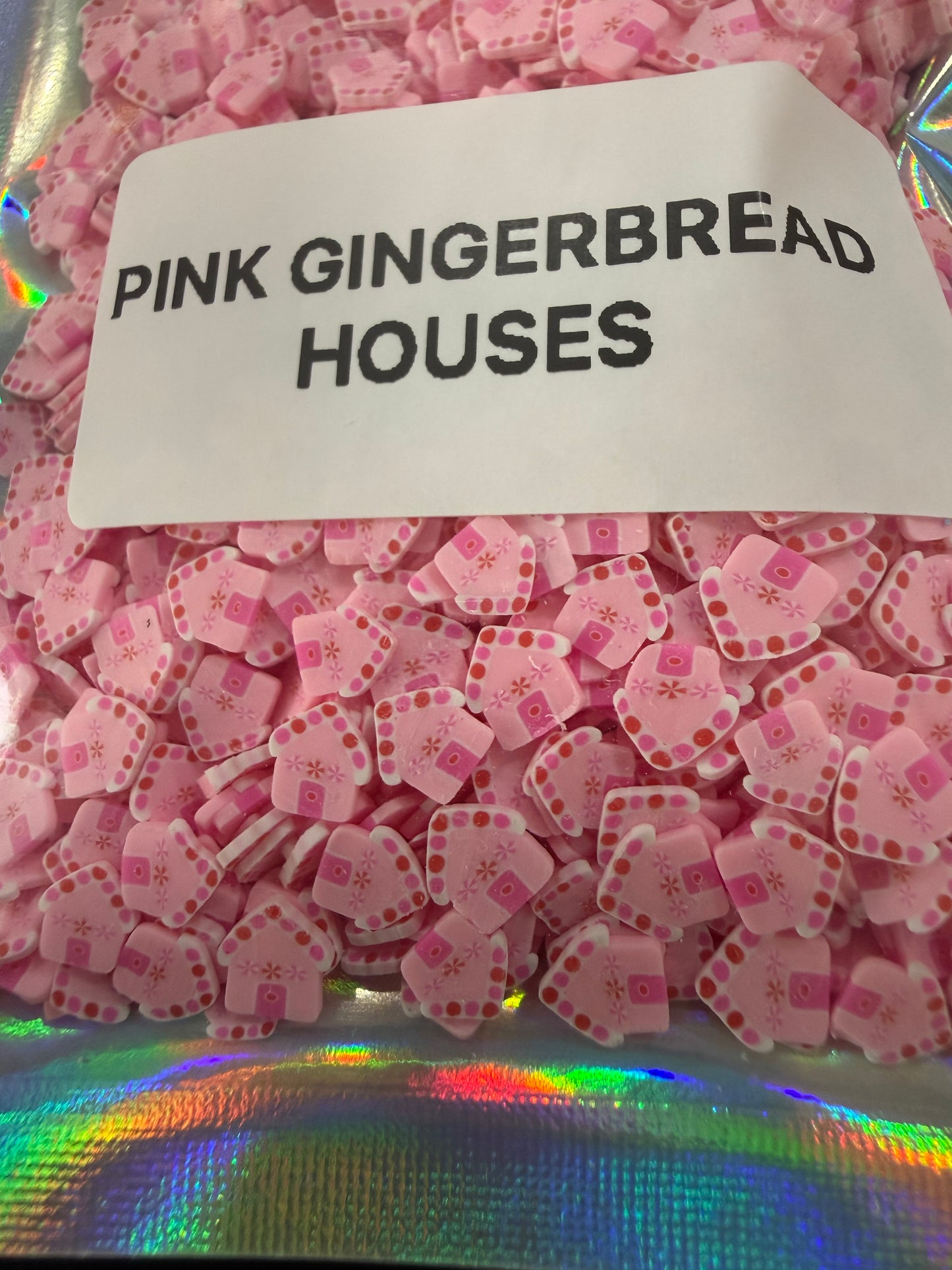 PINK GINGERBREAD HOUSE