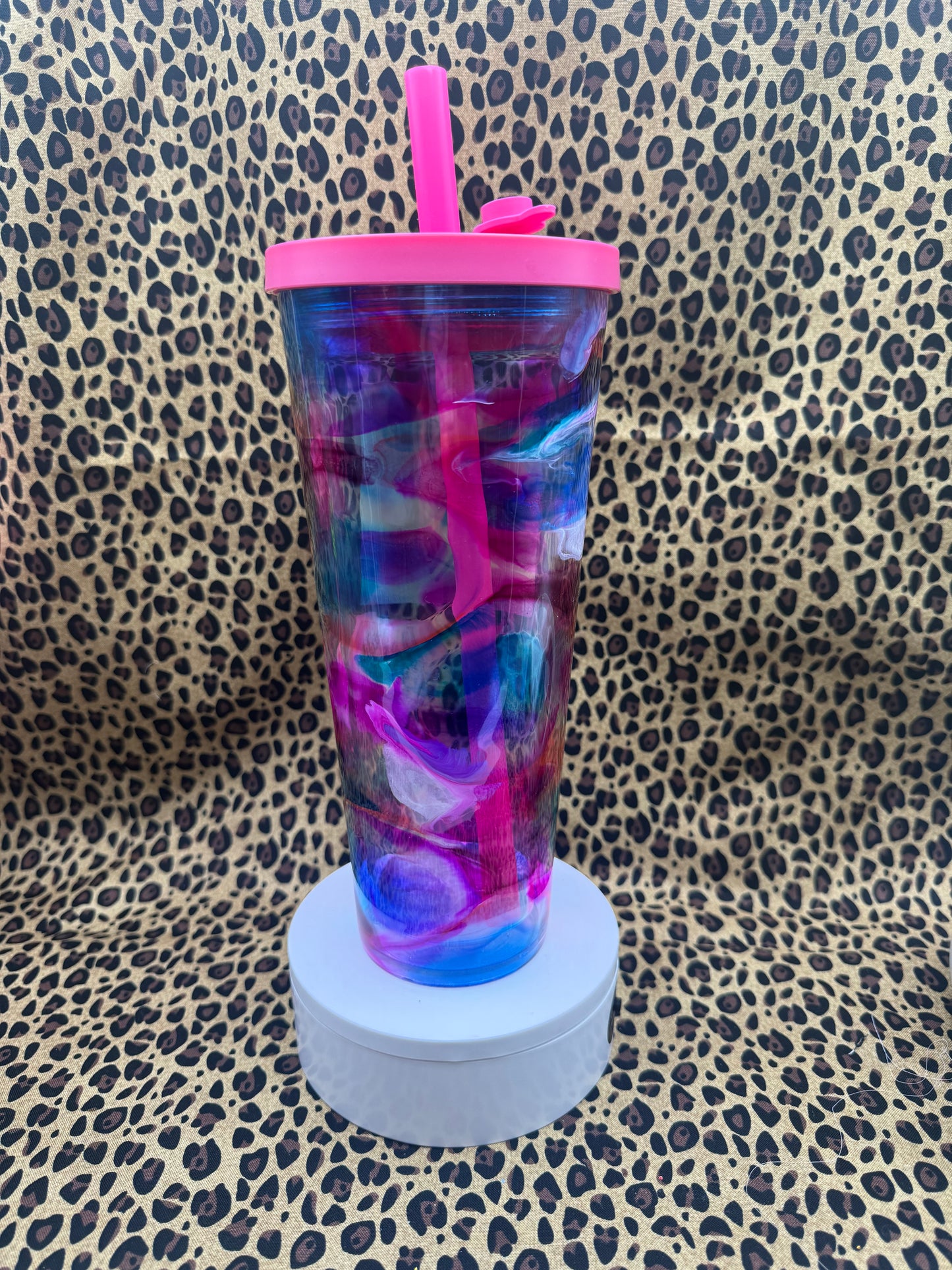 #7 24oz EPOXY SNOW GLOBE TUMBLER
