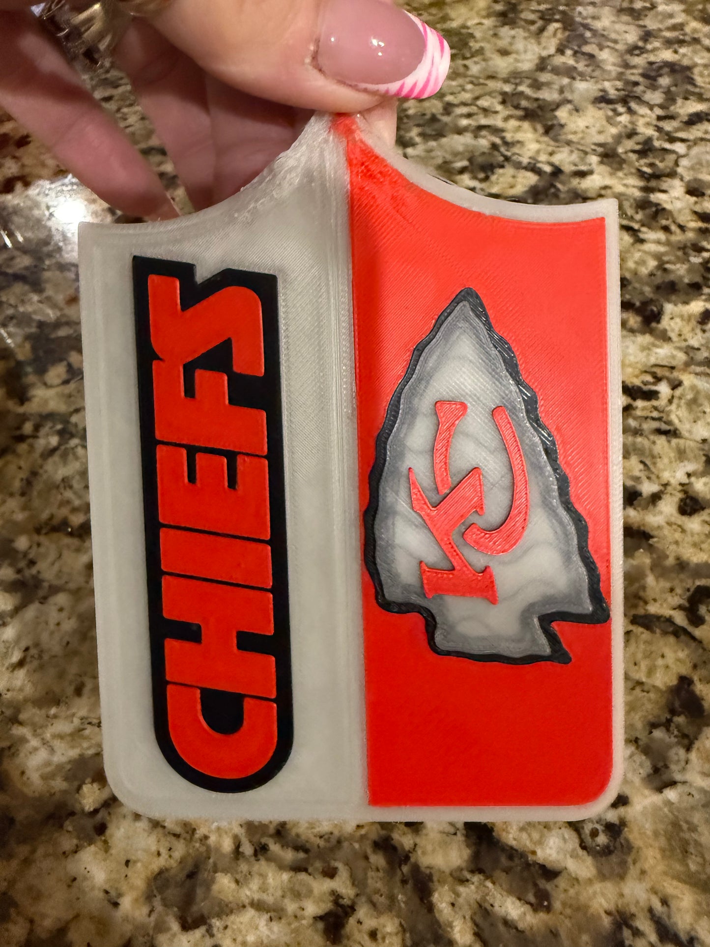 KANSAS CITY, CHIEFS BATH AND BODY SOAP HOLDER