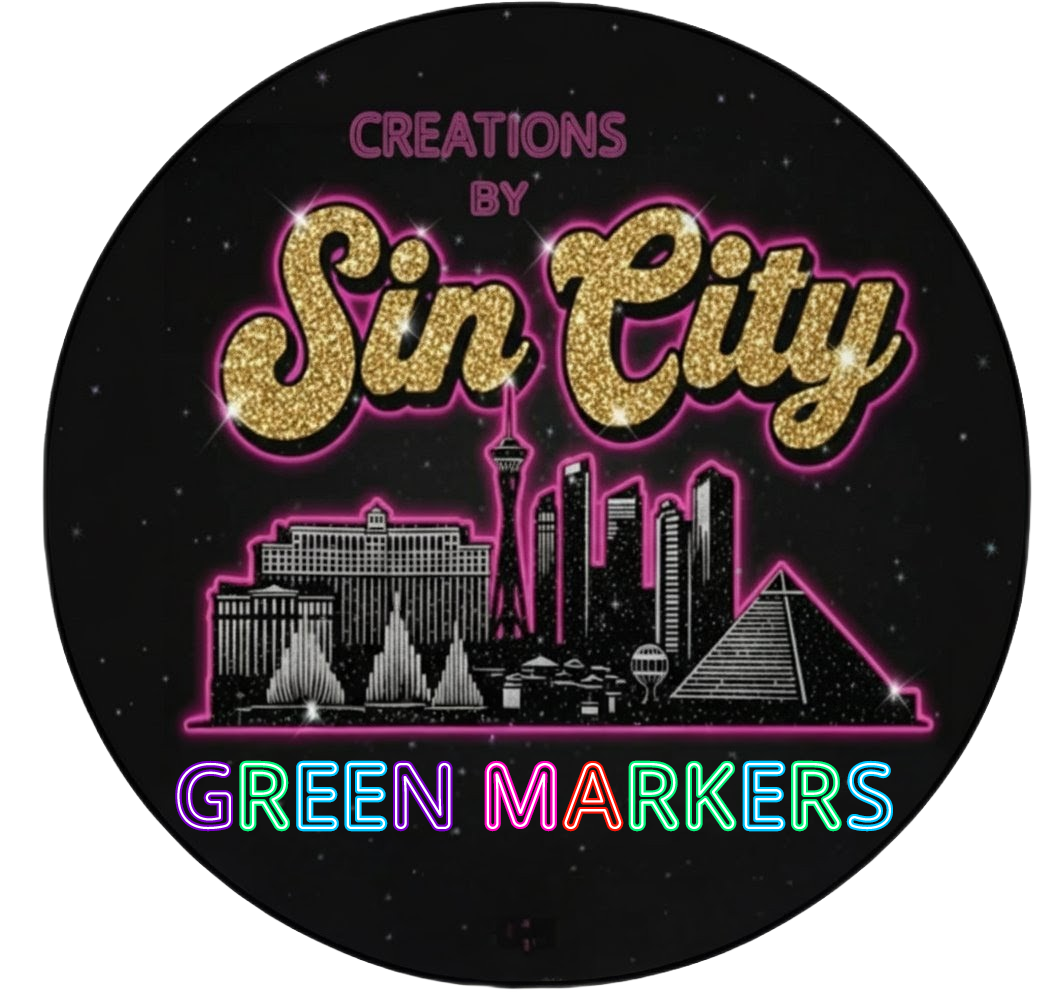 Green Permanent Writing Marker