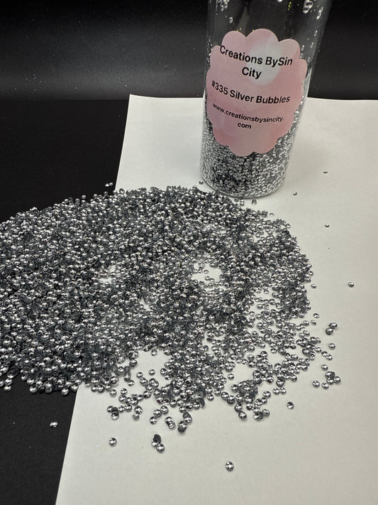 #335 Silver Bubbles