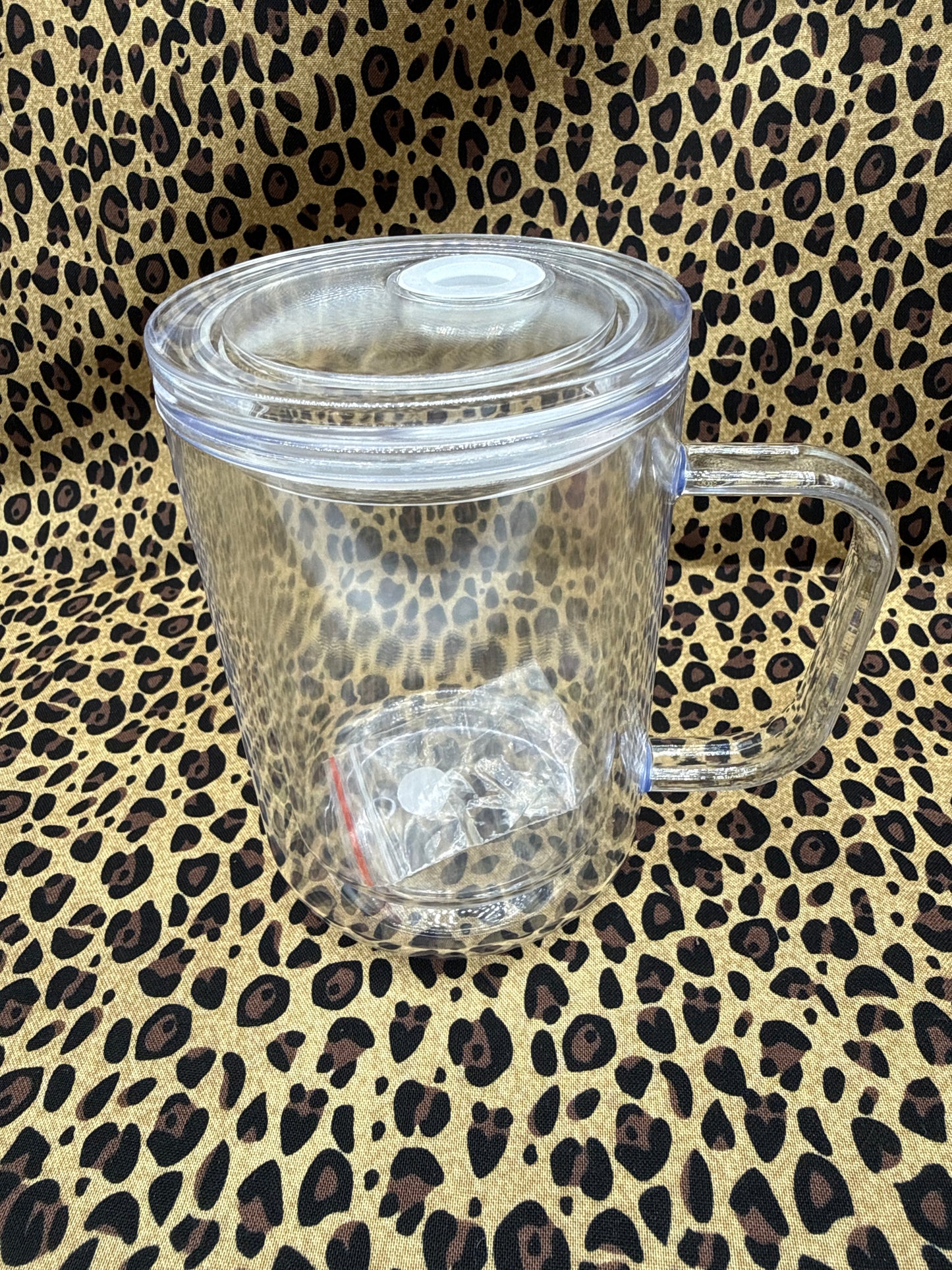 11oz ACRYLIC SNOW GLOBE MUG