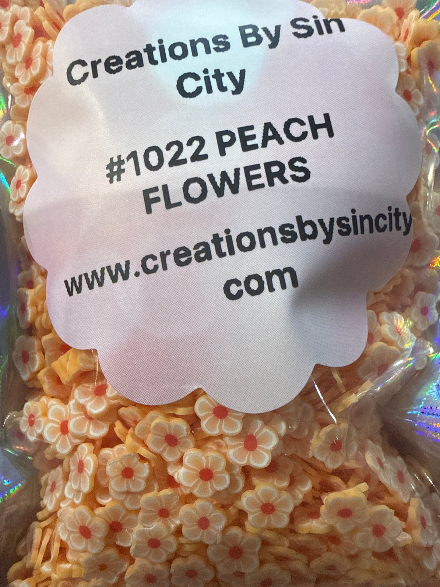 #1022 PEACH FLOWERS