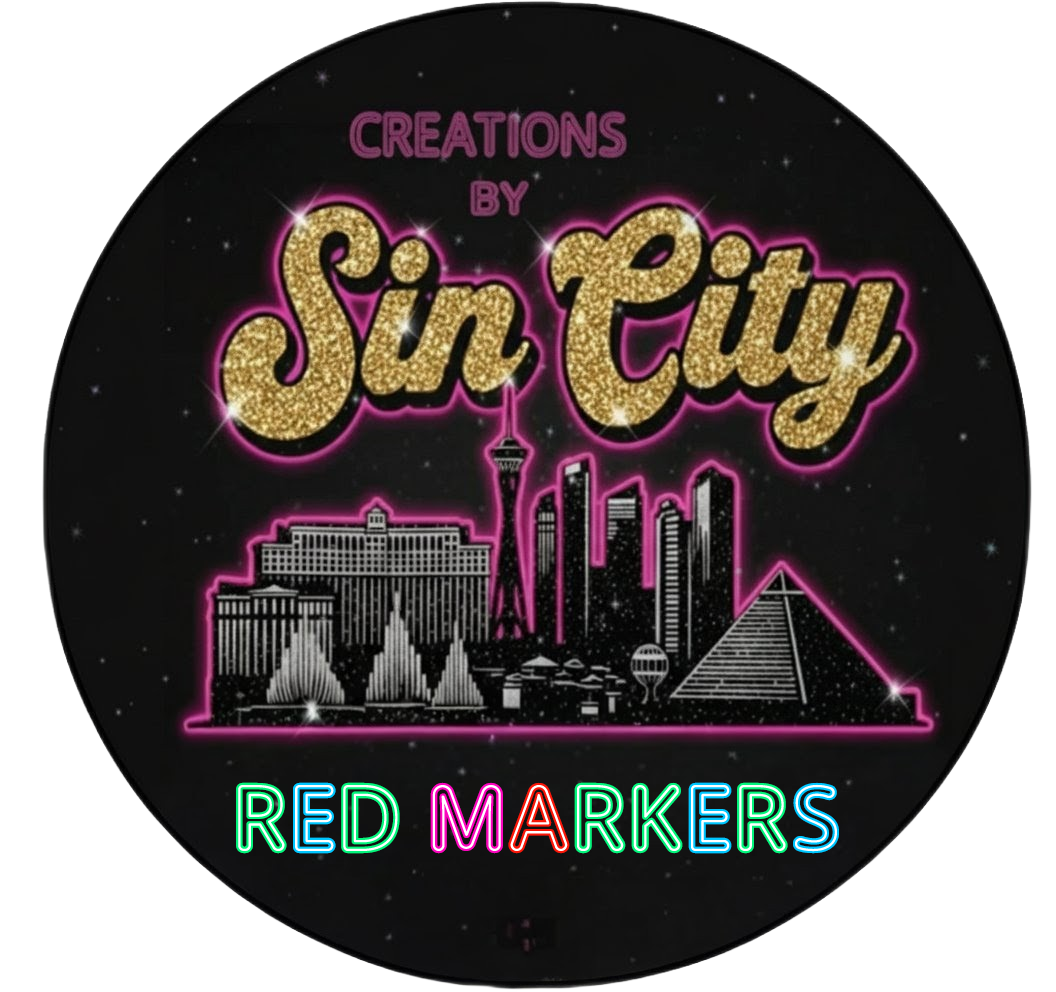Red Permanent Writing Marker