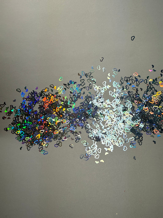 #984 HOLOGRAPHIC HEARTS