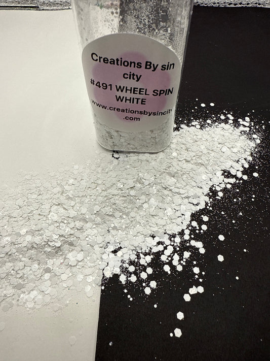 #491 WHEEL SPIN WHITE
