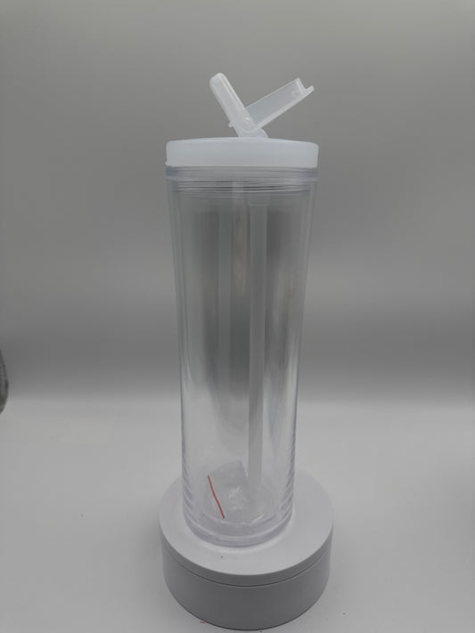 20 oz sports water bottle SNOW GLOBE (NO LAVA)