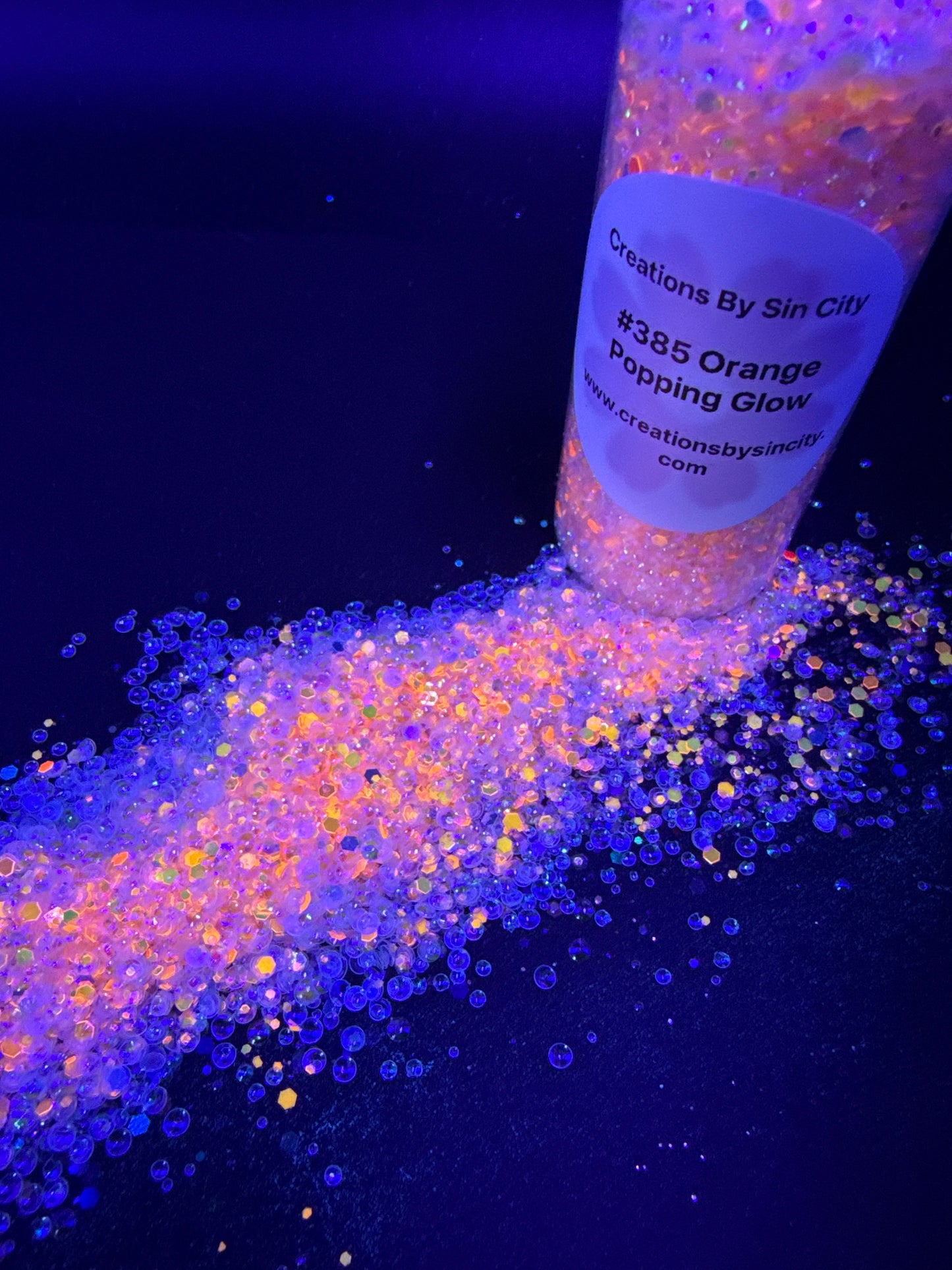 #385 Orange Bubble GLOW
