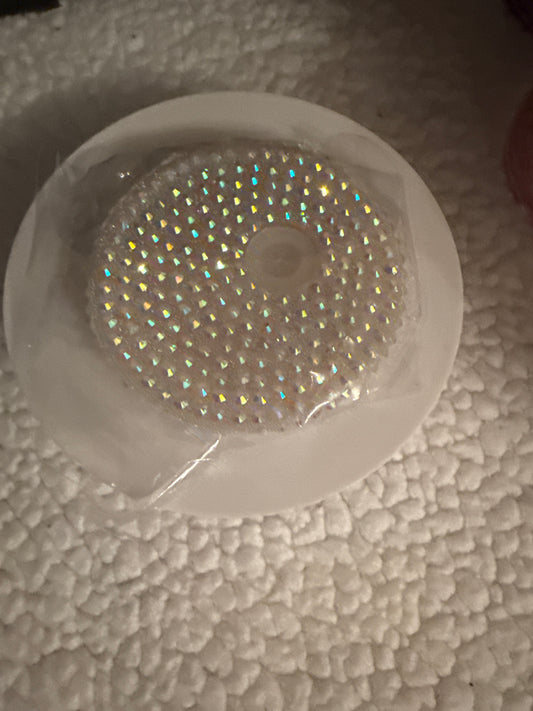 Bling Lid-White