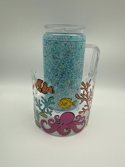 16oz acrylic with handle