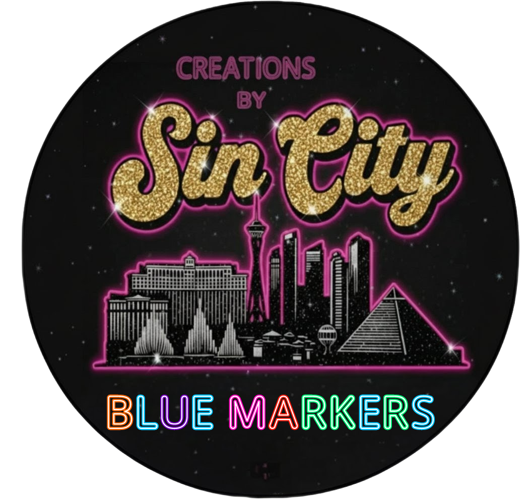 Blue Permanent Writing Marker
