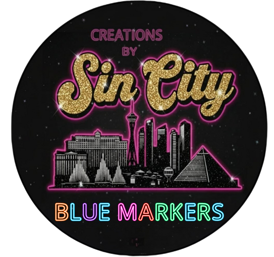 Blue Permanent Writing Marker