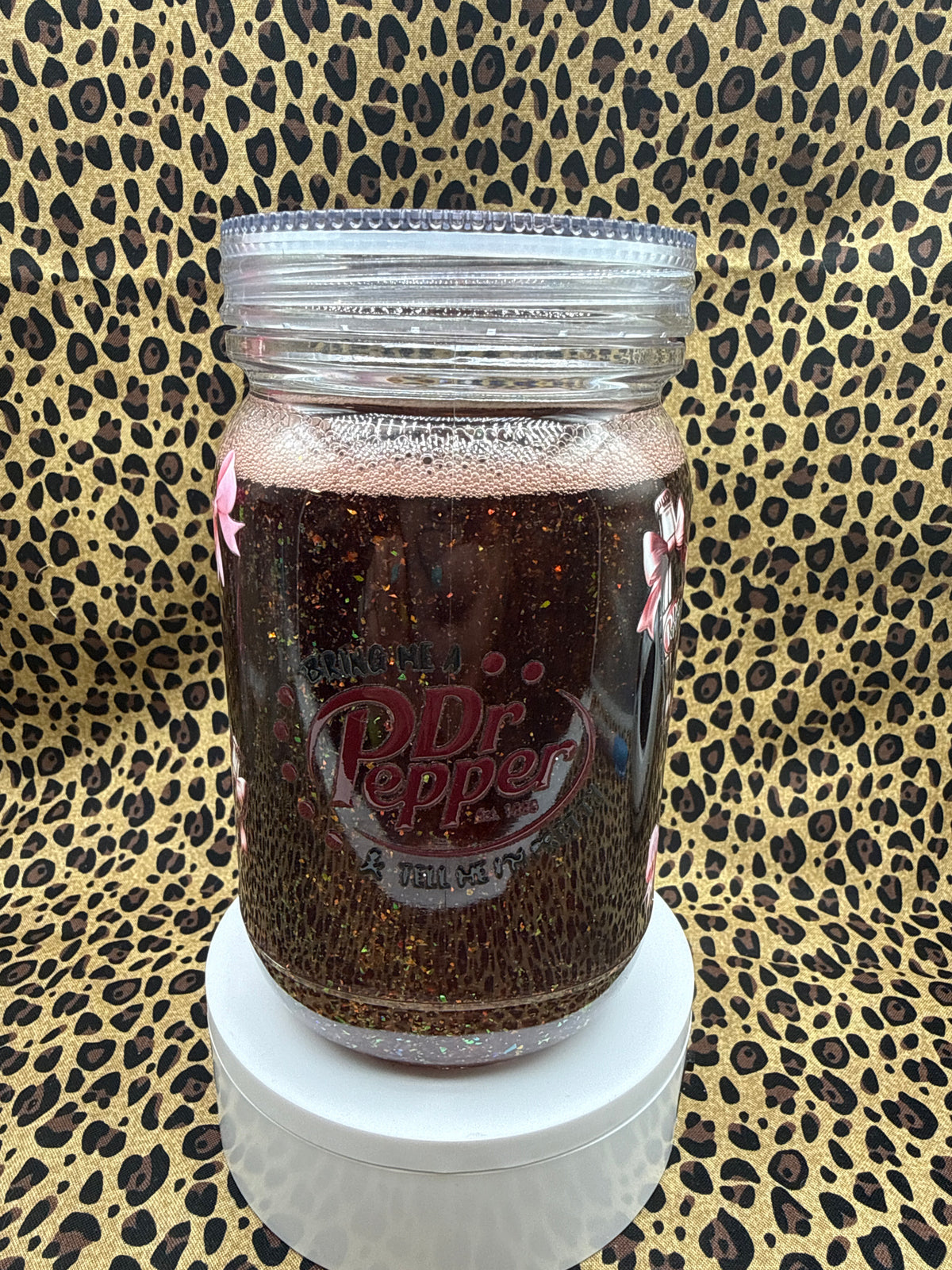 MASON DR PEPPER ACRYLIC