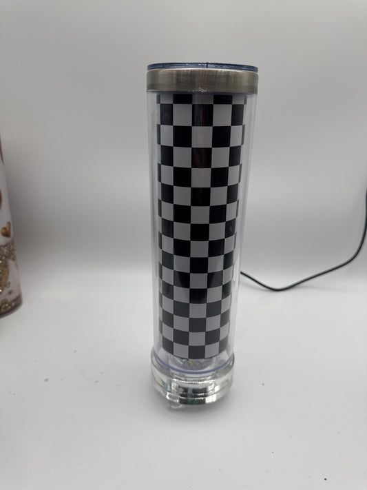20oz STAINLESS STEEL checkered