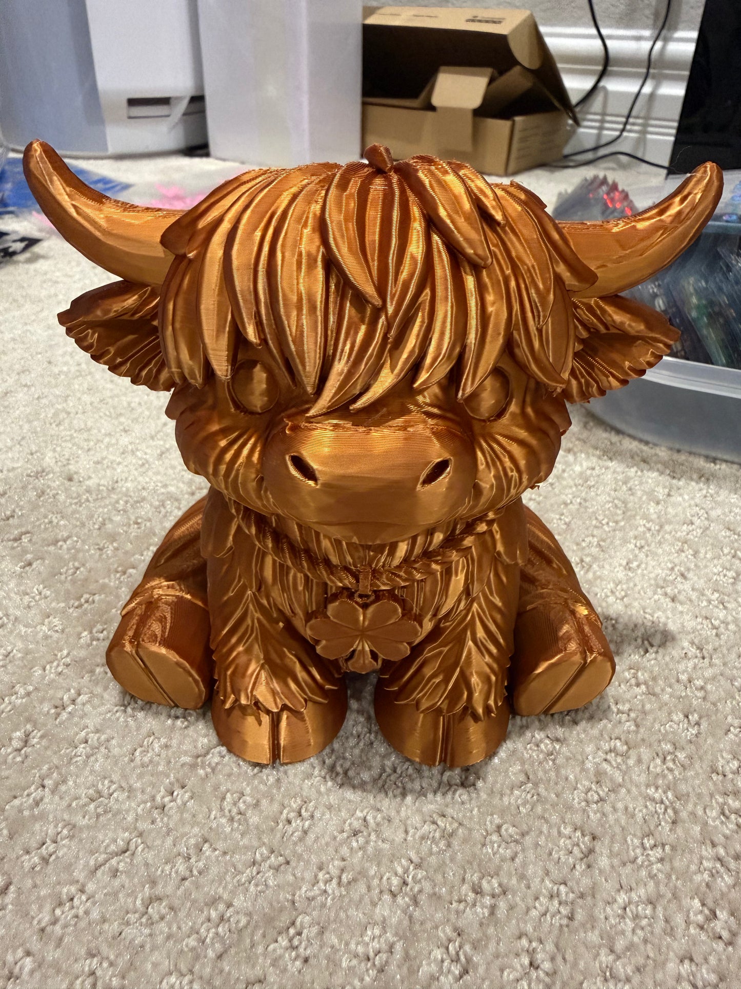 HIGHLAND COW SOAP, FOLDER FITS BATH AND BODY SOAP BOTTLES
