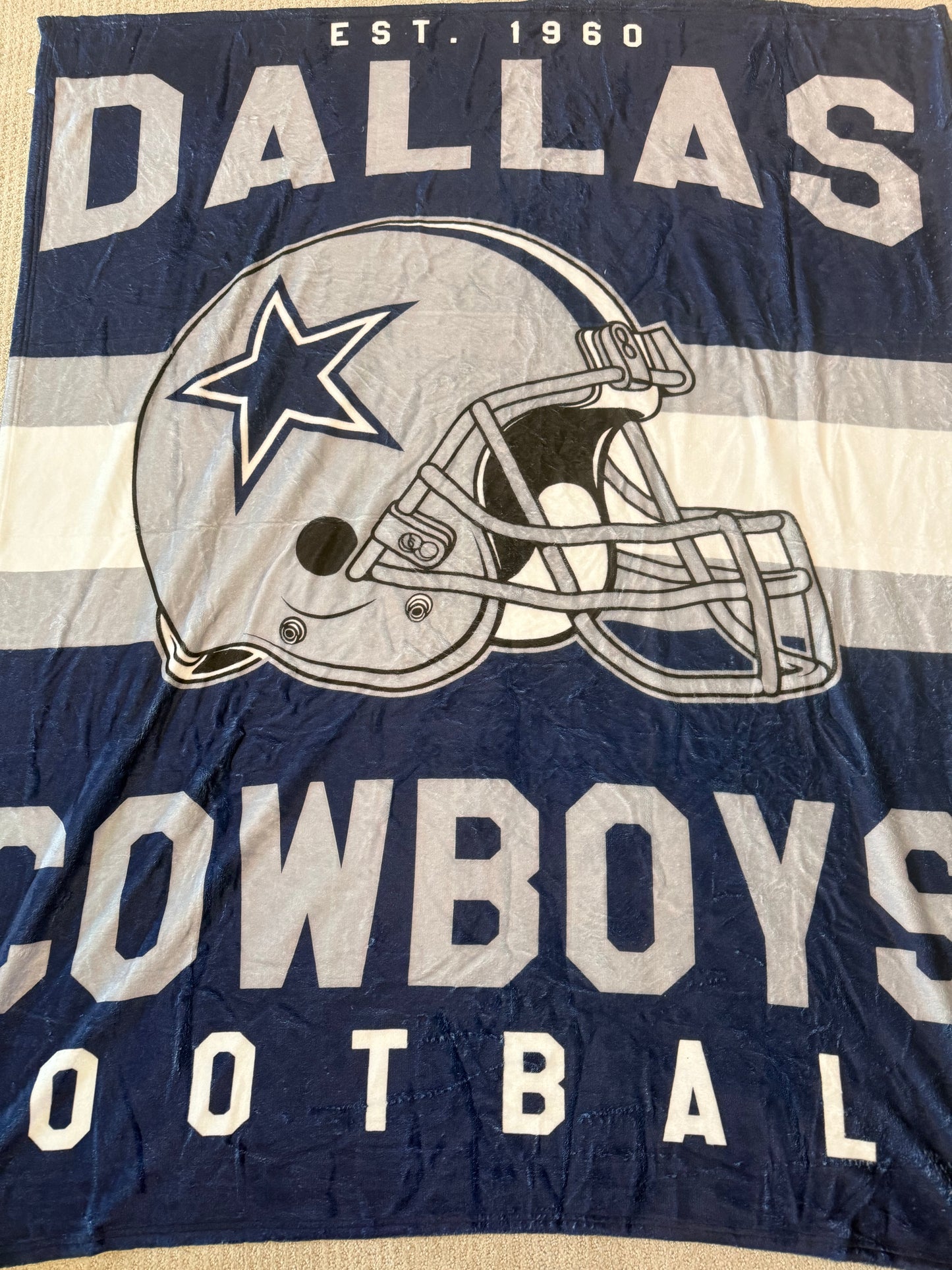 DALLAS COWBOYS THROW BLANKET SUPER SOFT