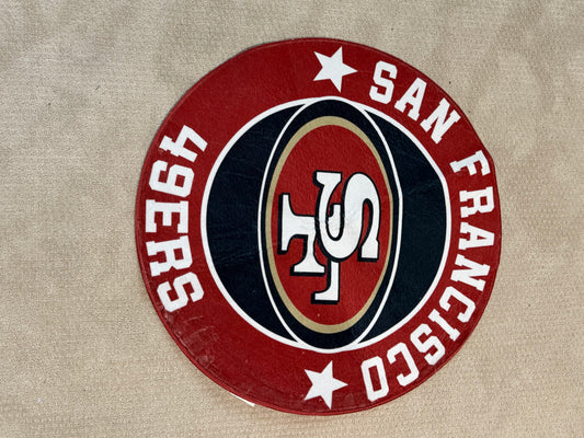 49ERS ROUND RUG