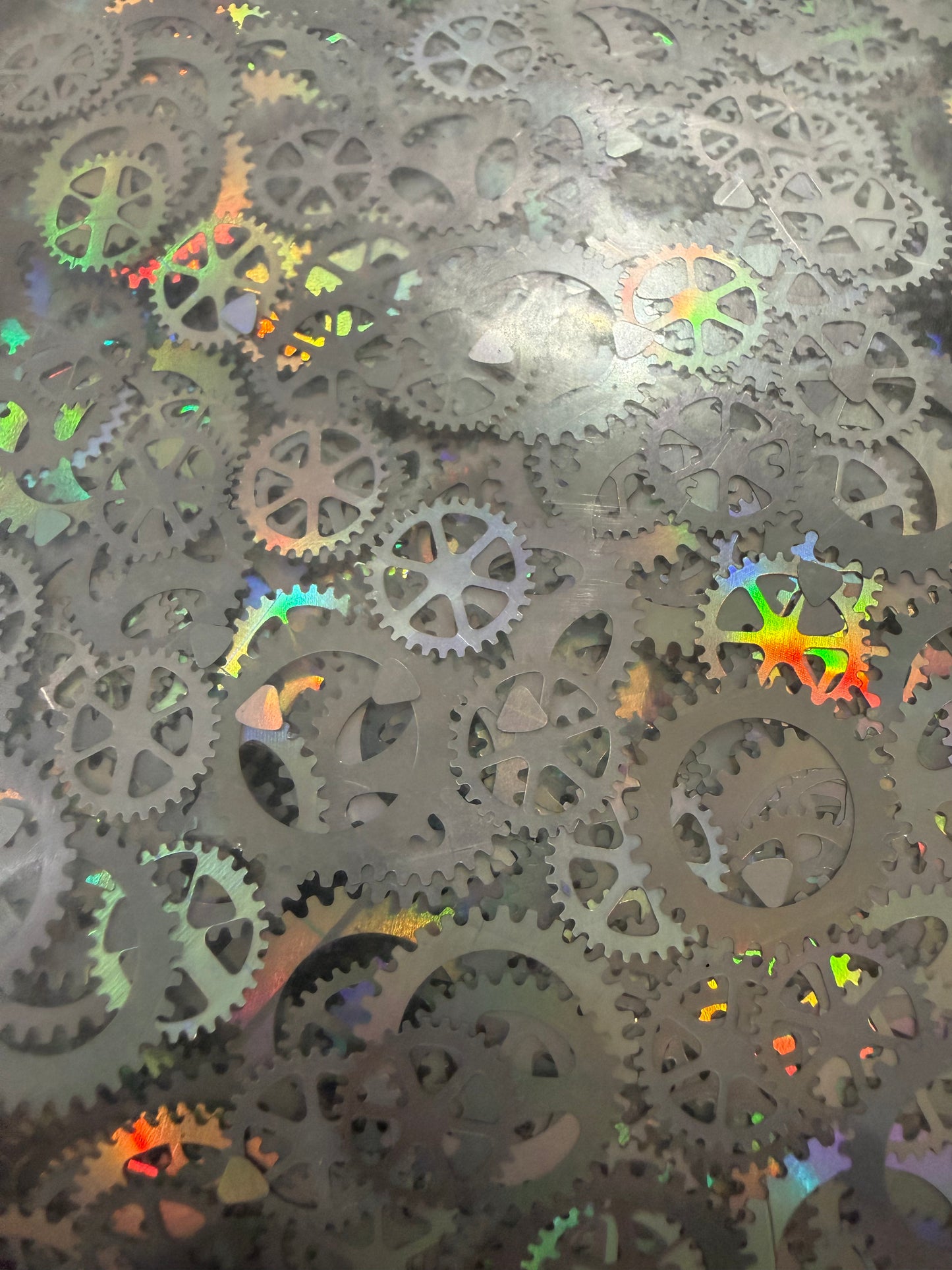 SILVER HOLOGRAPHIC GAUGES