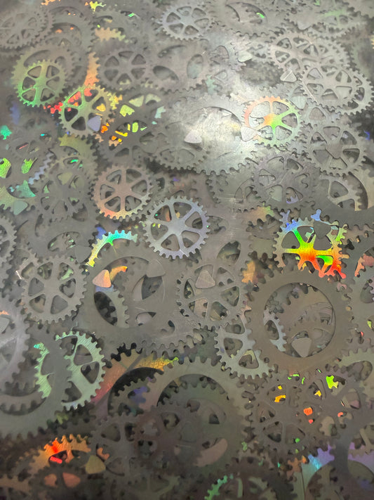 SILVER HOLOGRAPHIC GAUGES