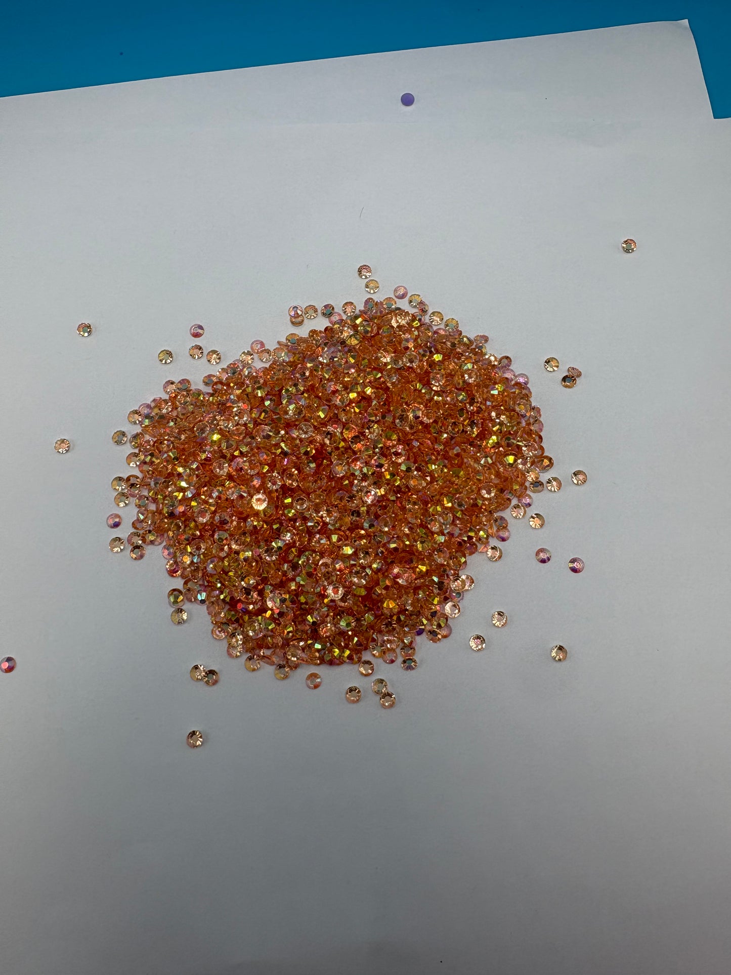 #581 PEACH FIZZ RHINESTONES 4MM