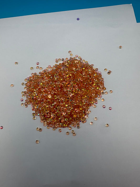 #581 PEACH FIZZ RHINESTONES 4MM