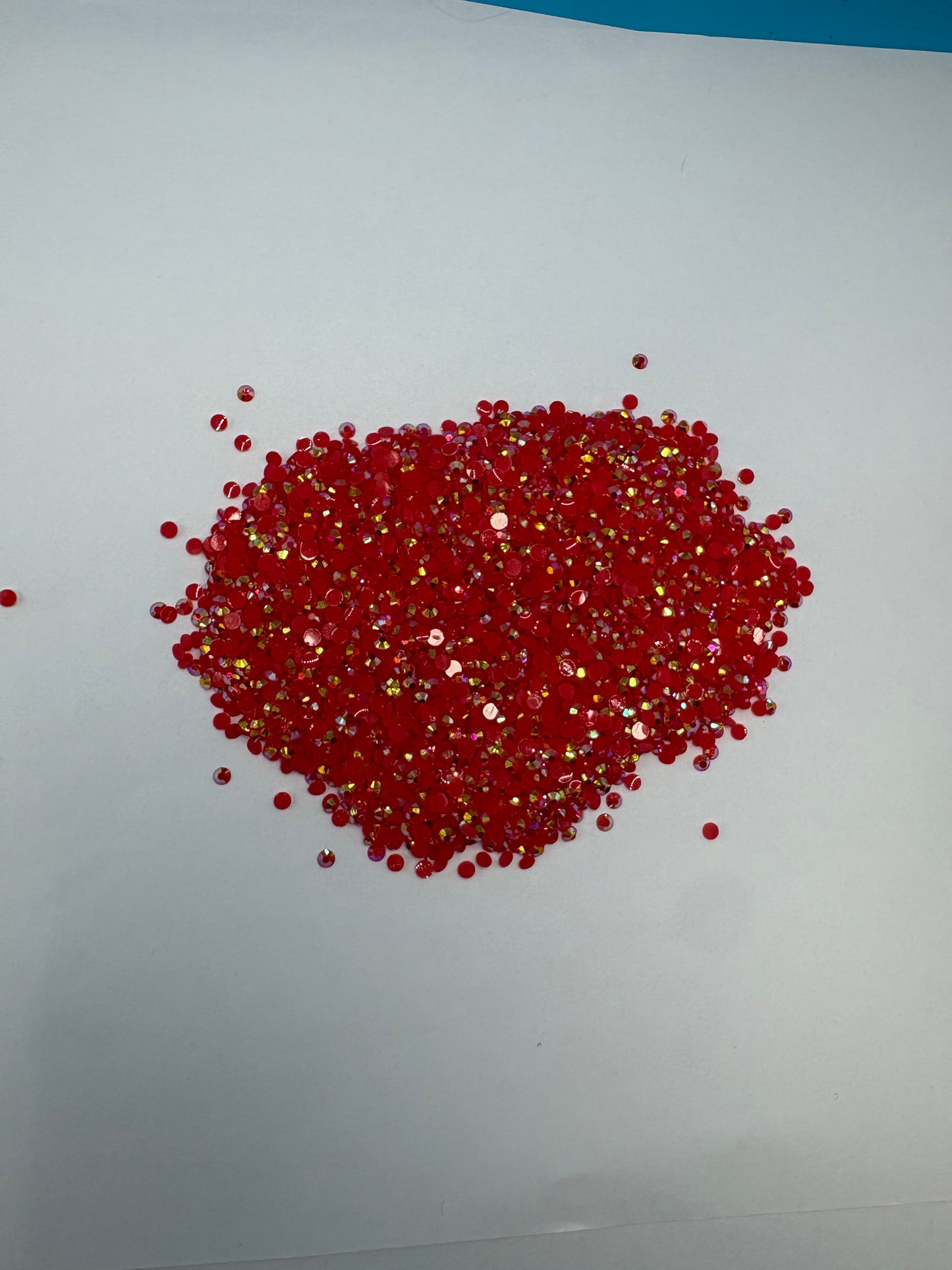 #583 RED PRISM RHINESTONES 3MM