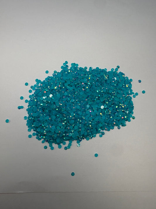 #584 LAGOON JEWEL RHINESTONES 3MM