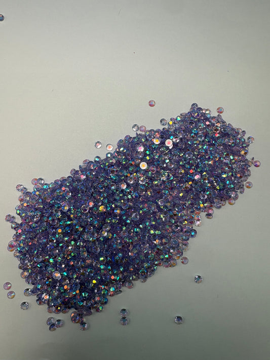 #589 GRAPE GLASS RHINESTONES 4MM