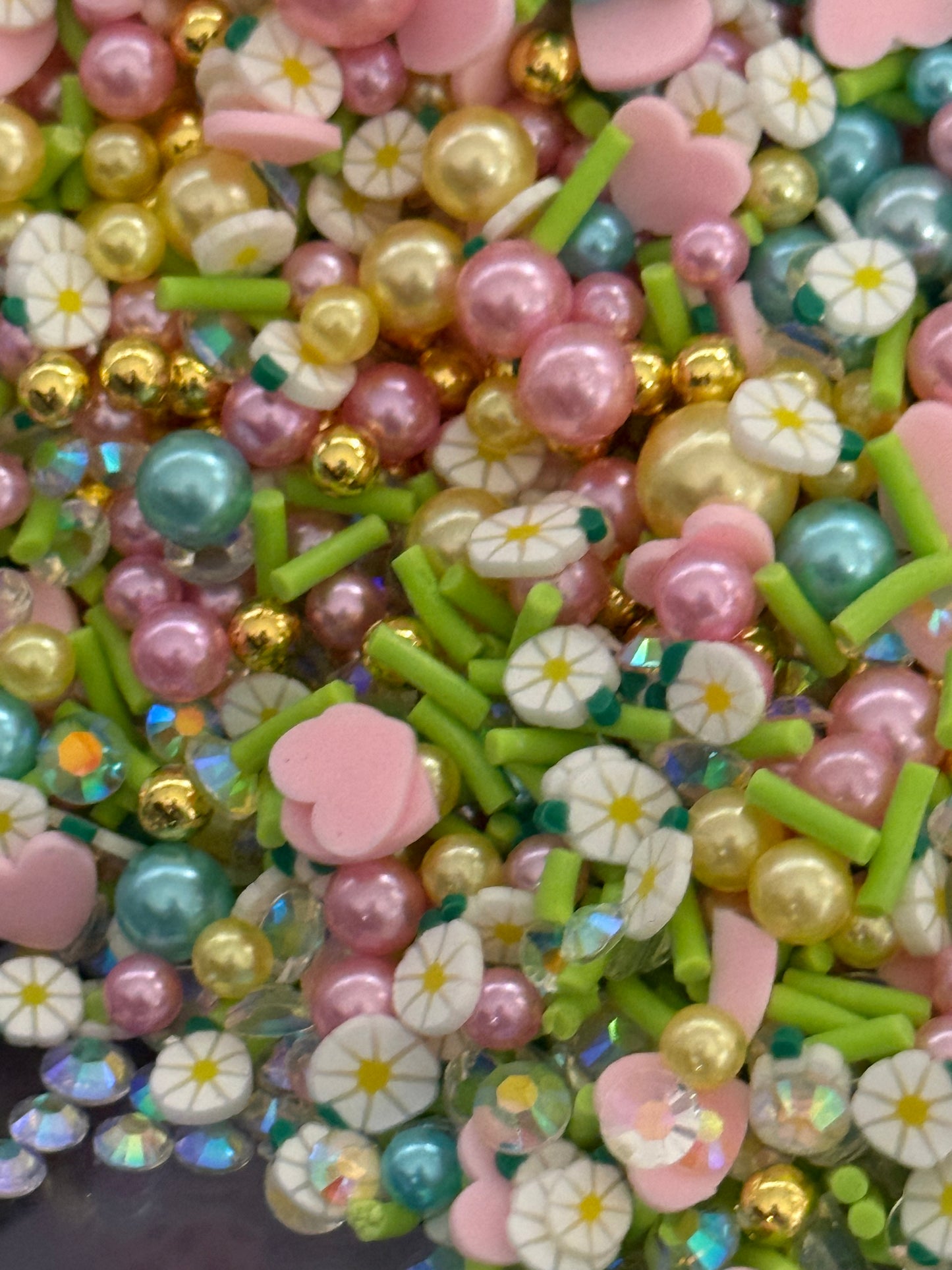 #511 Pearls Flowers And Hearts