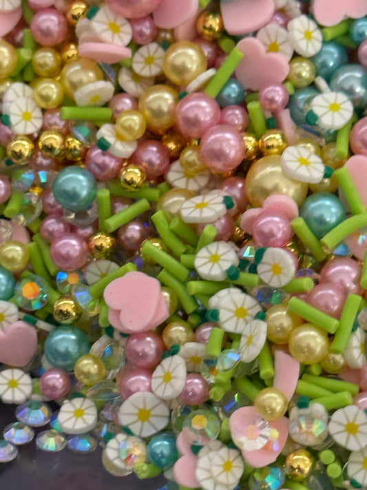 #511 Pearls Flowers And Hearts