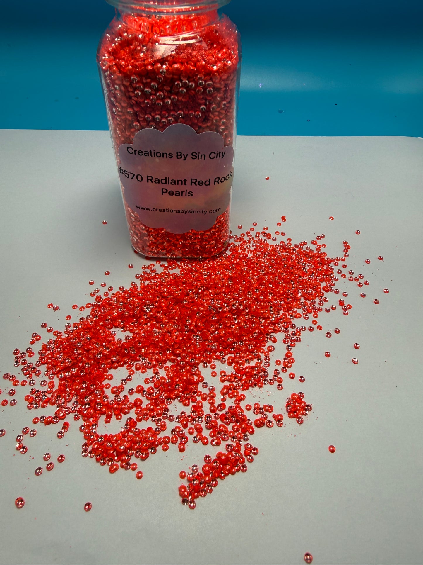 #570 RADIANT RED ROCK PEARLS