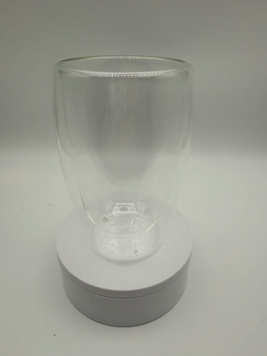 15oz GLASS NO LID SNOW GLOBE CUP (NO LAVA)