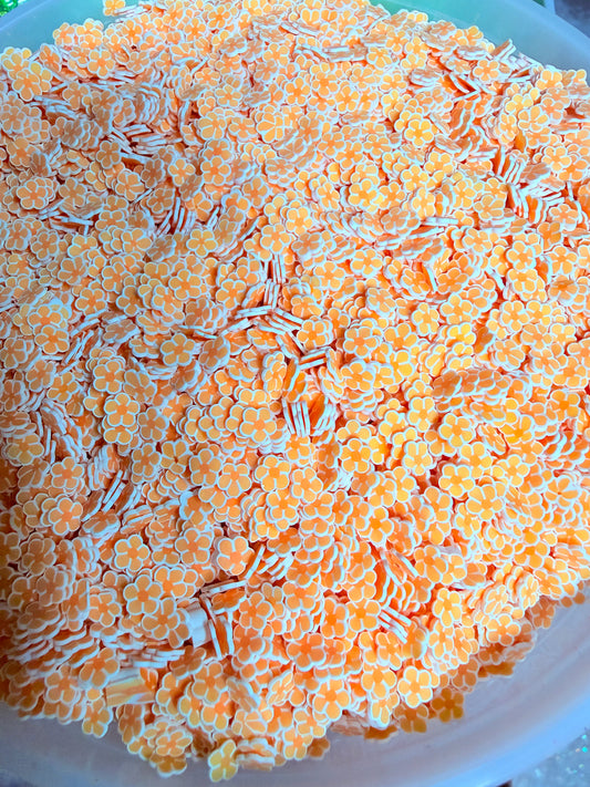 1024 PEACH GLOW IN THE DARK FLOWERS