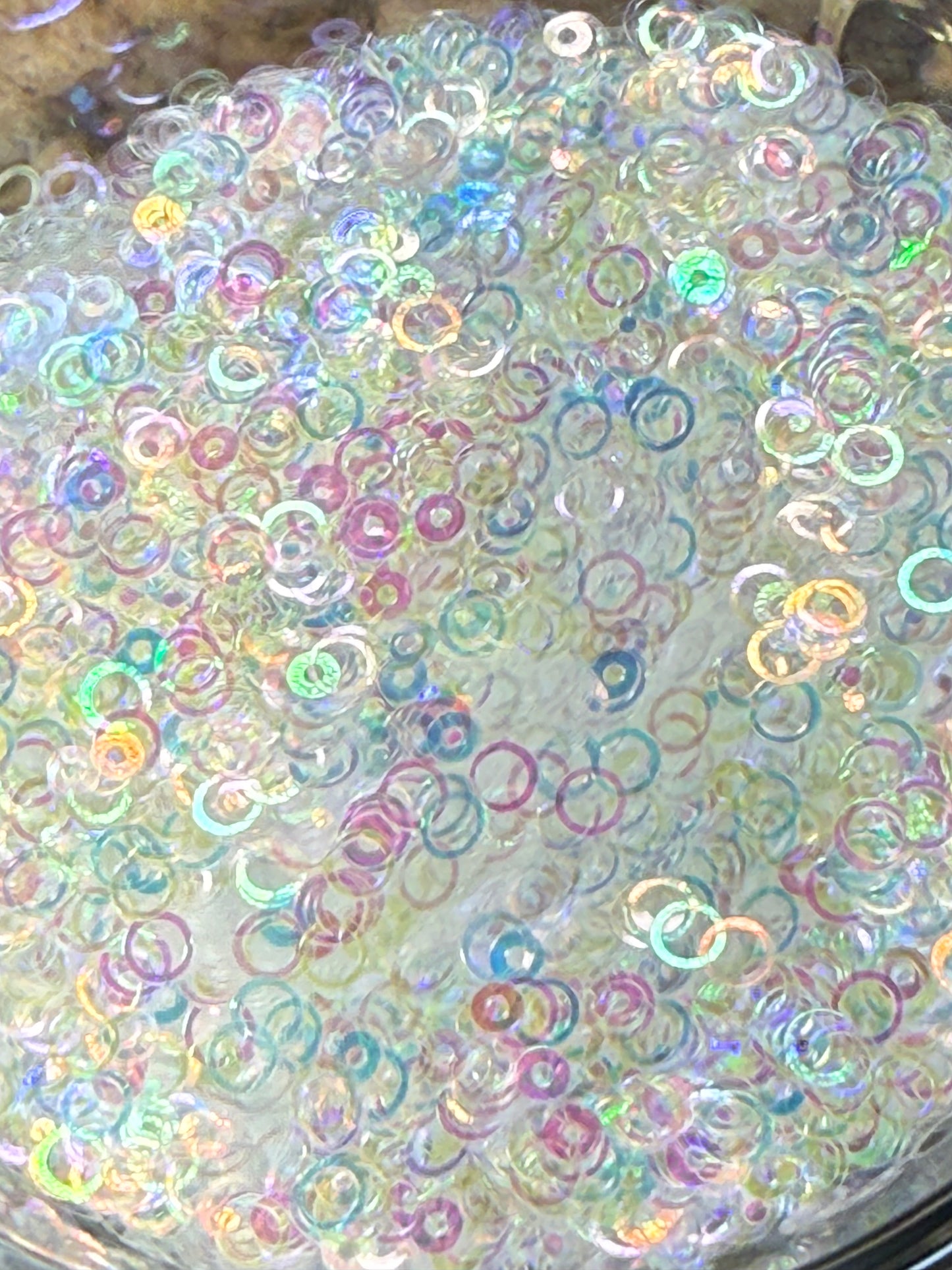 1026 WHITE RAINBOW RINGS