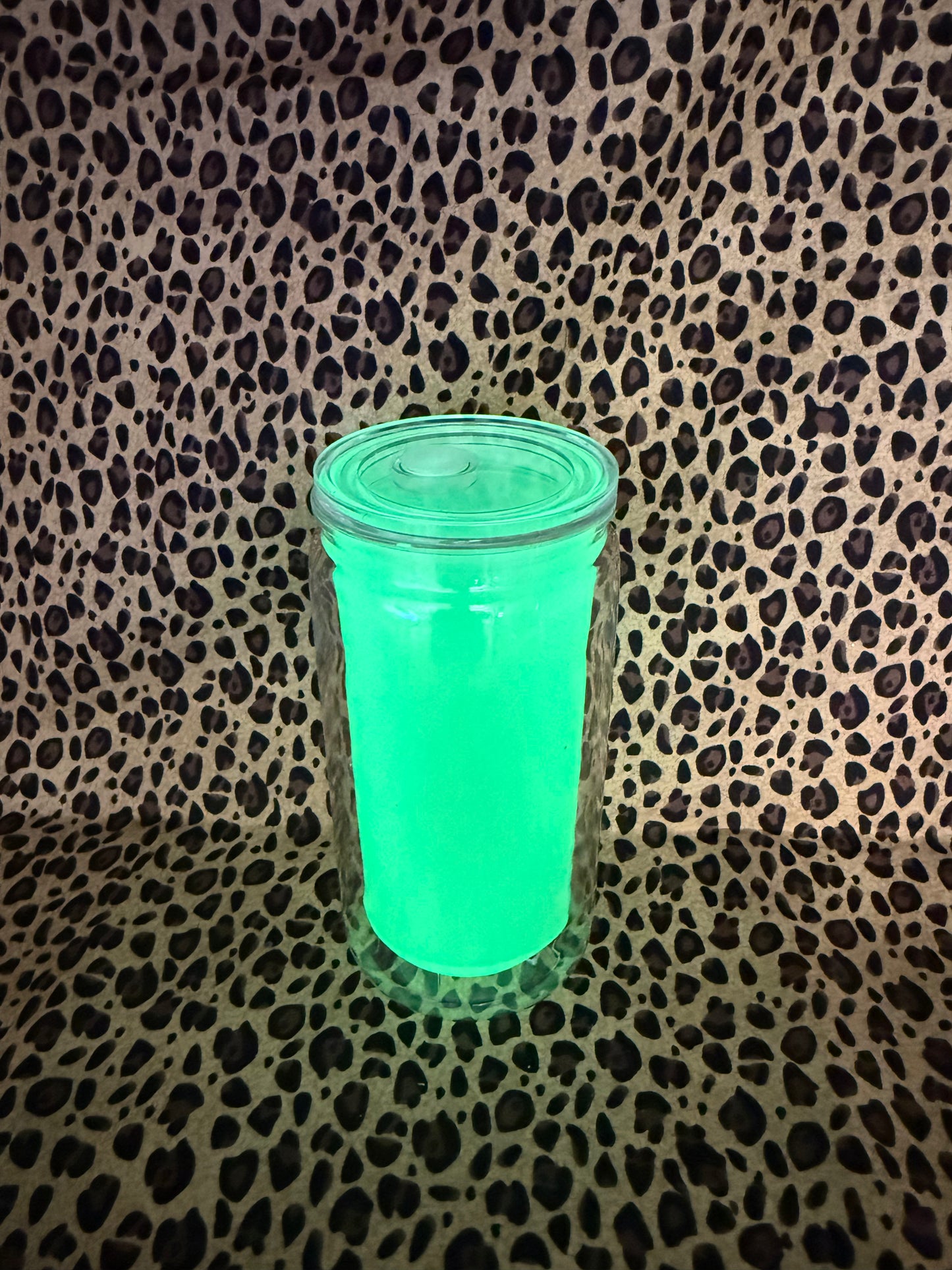 16oz GLOW SNOW GLOBE CUP