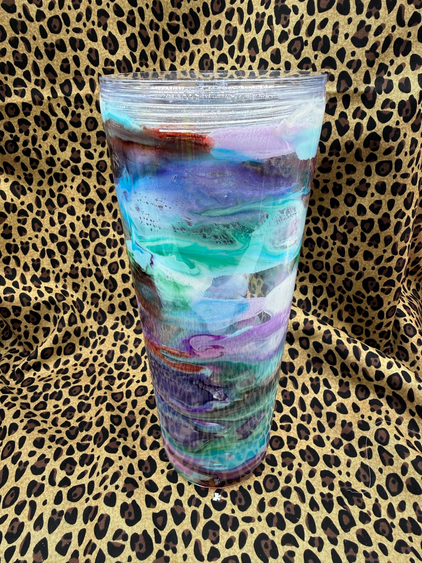 24 OUNCE EPOXY SNOW GLOBE TUMBLER #1