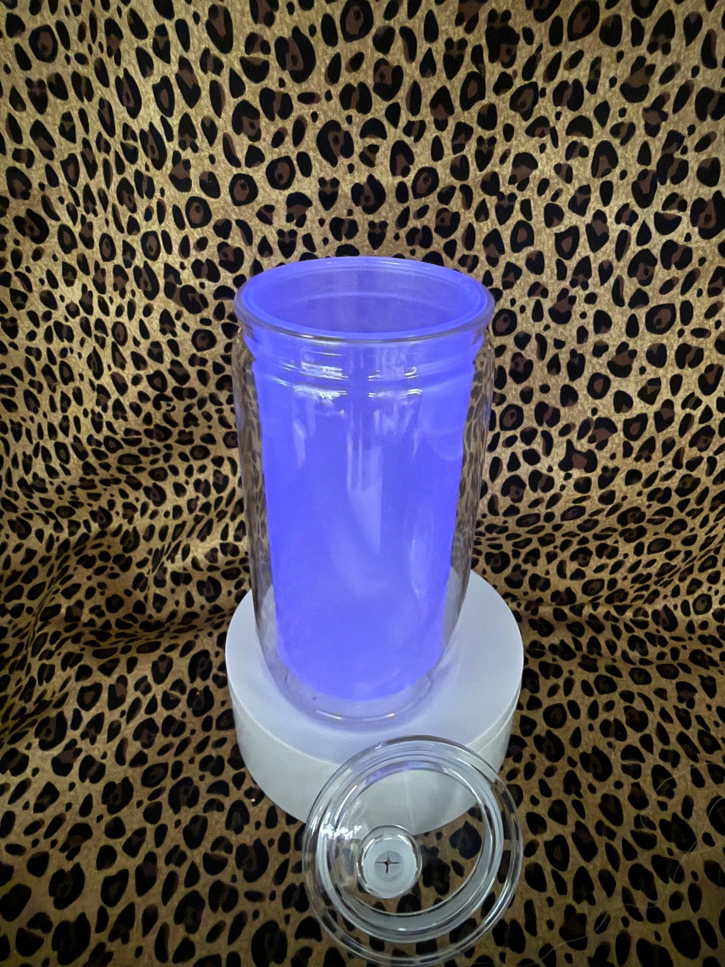 16oz SNOW GLOBE GLOW PURPLE