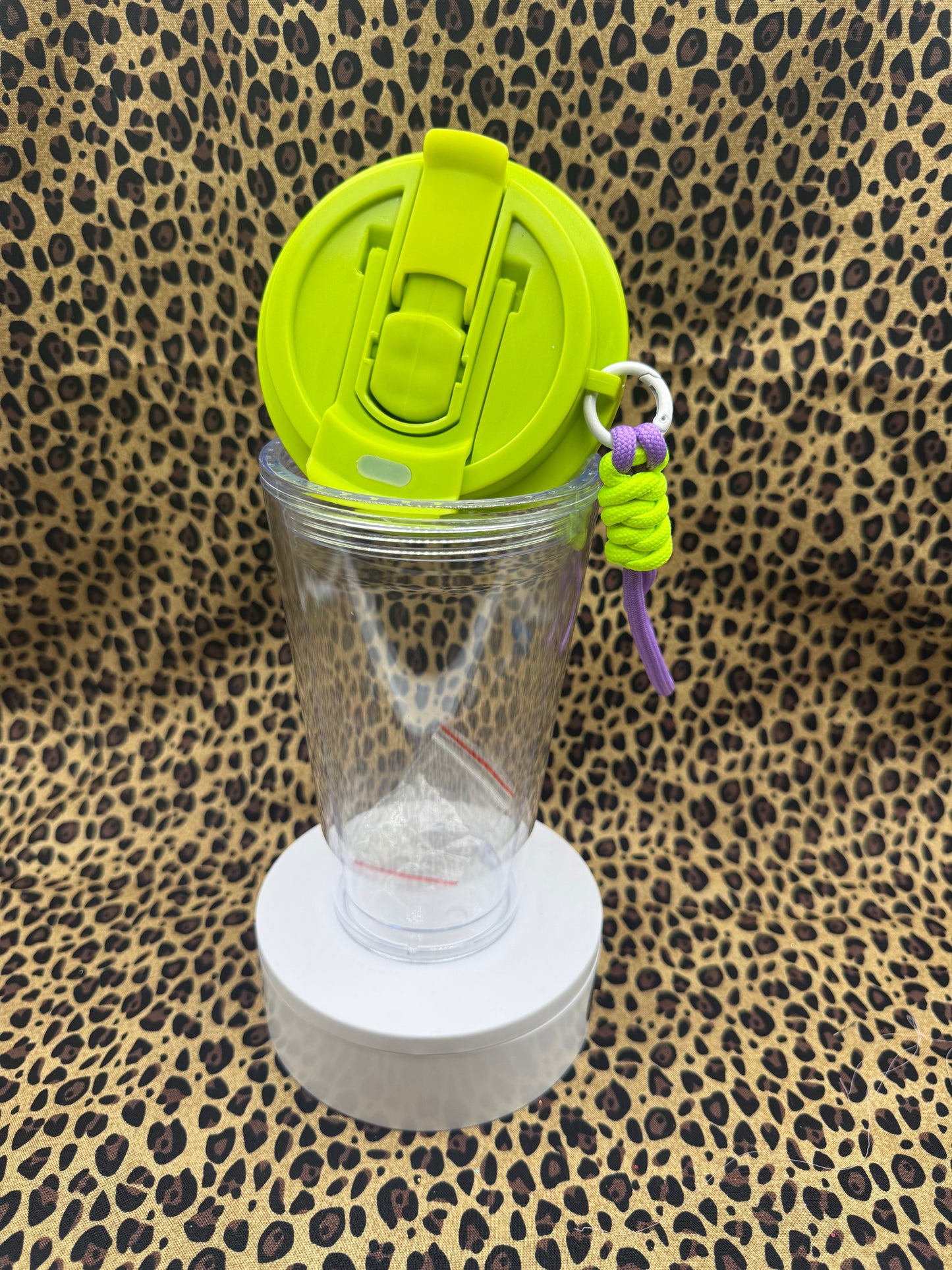 16oz MUG LIME, GREEN ACRYLIC SNOW GLOBE