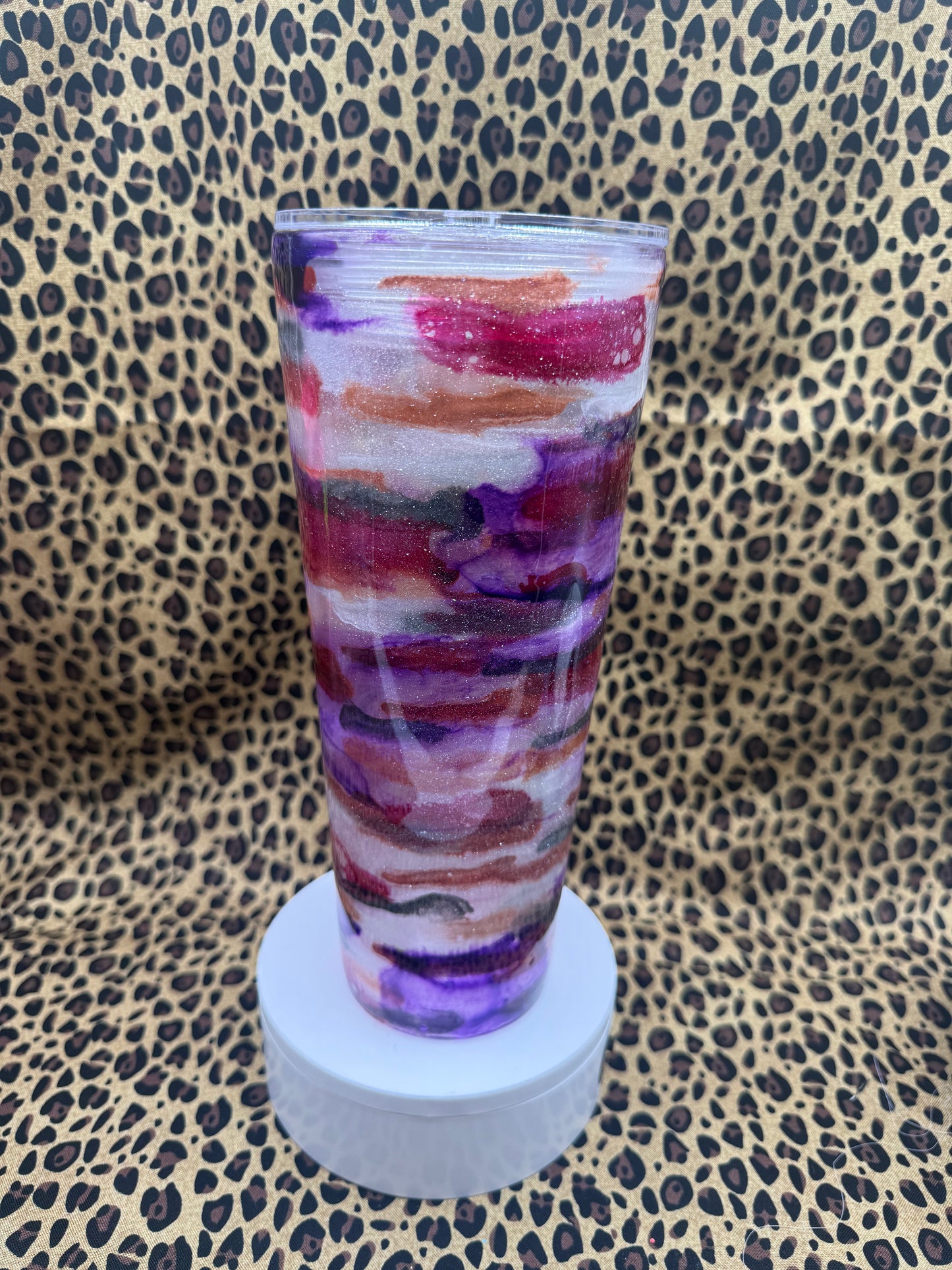 #8 24oz EPOXY SNOW GLOBE TUMBLER