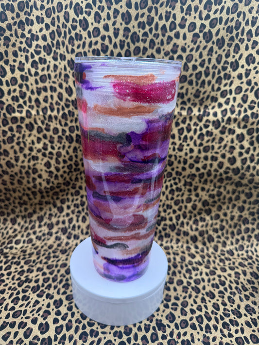 #8 24oz EPOXY SNOW GLOBE TUMBLER